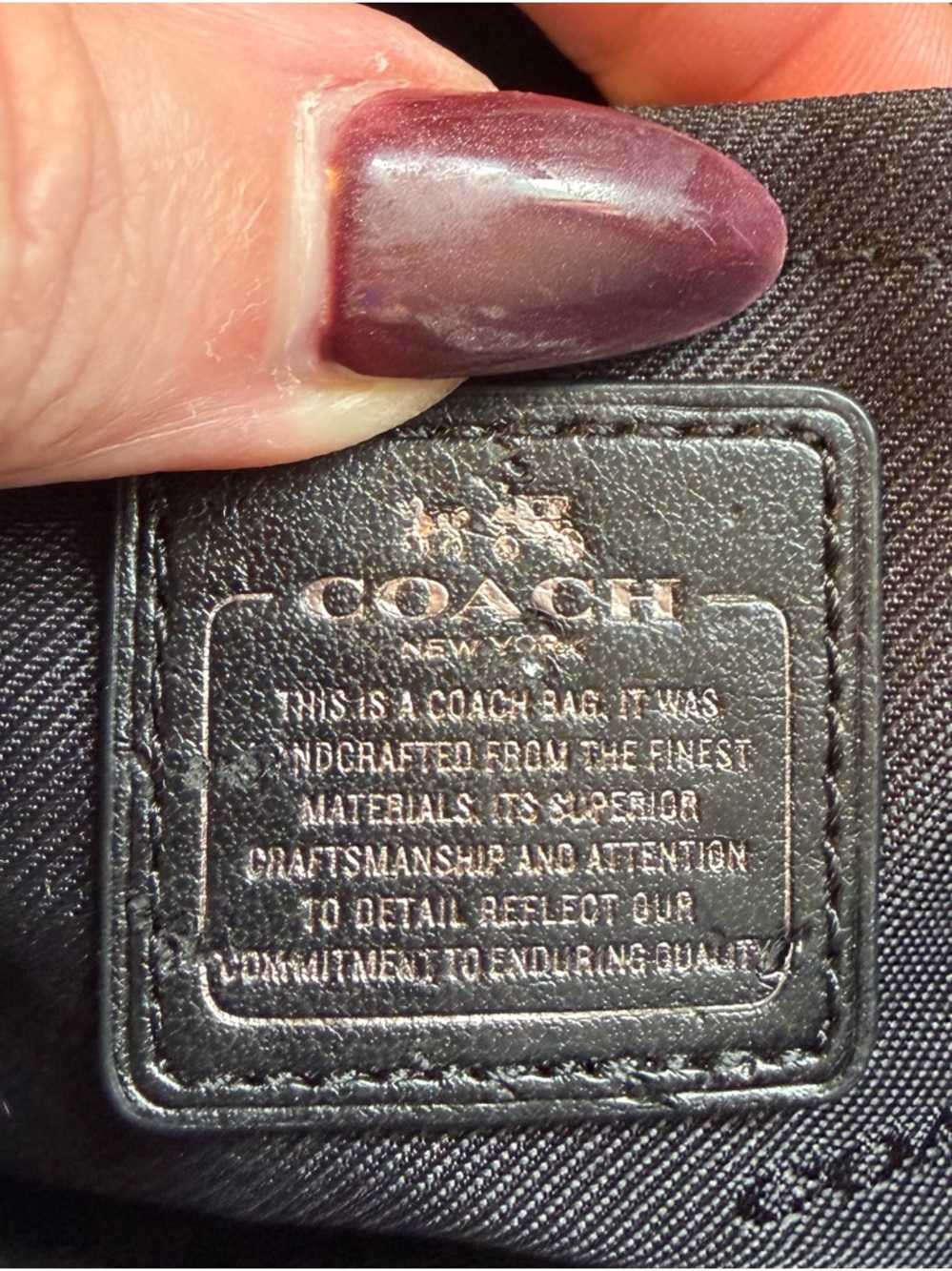 Coach Nolita 22 Floral Calf Hair Shoulder Bag Black Leather Chain Handle NWOT - Picture 8 of 12